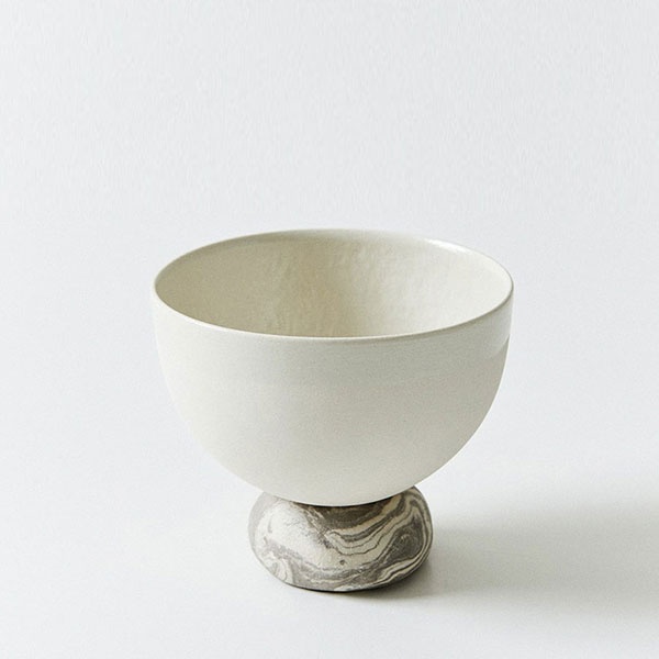 Greens Cylindrical Shape Ceramic Plant Pot - Image 2